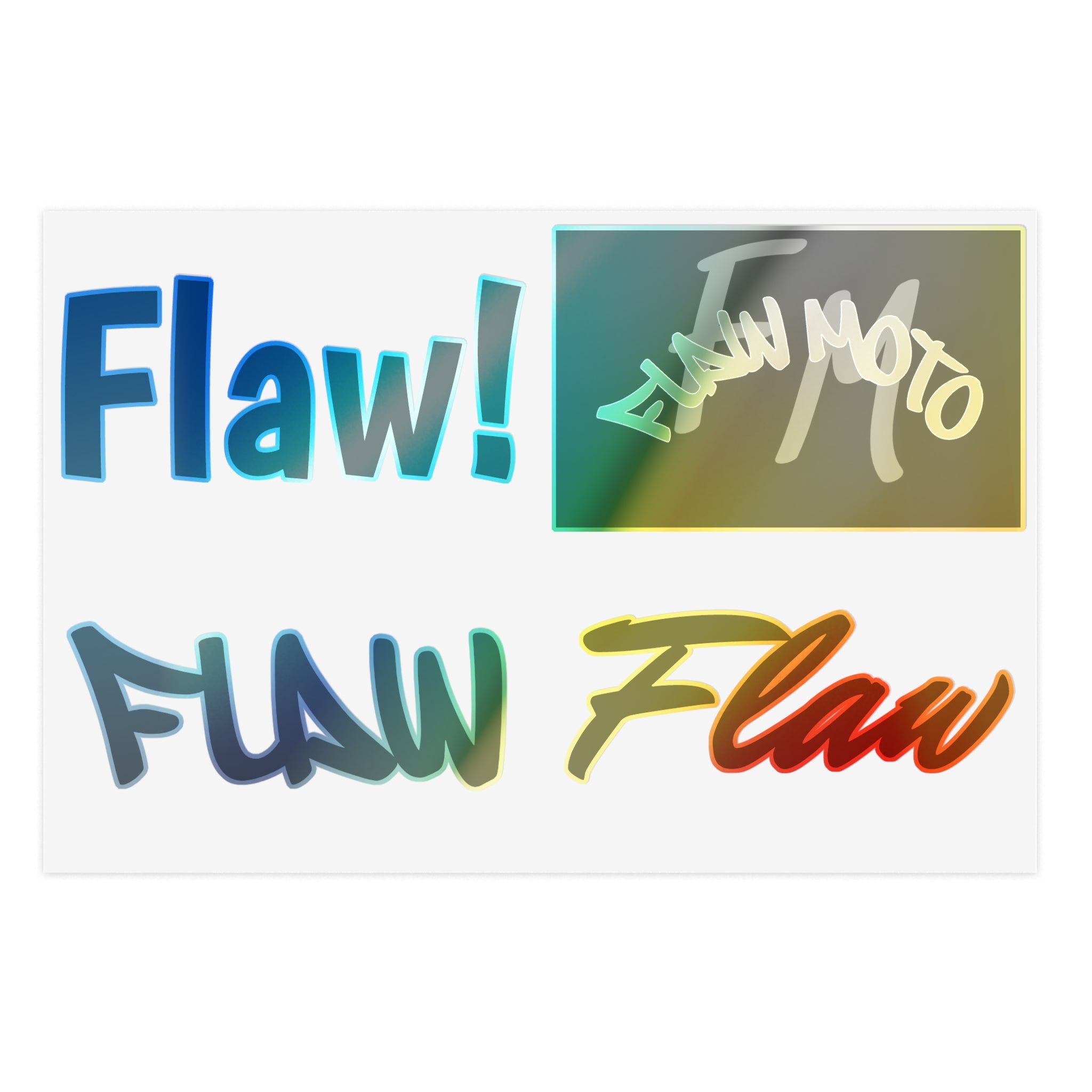Flaw Moto Sticker Kit (4 stickers)