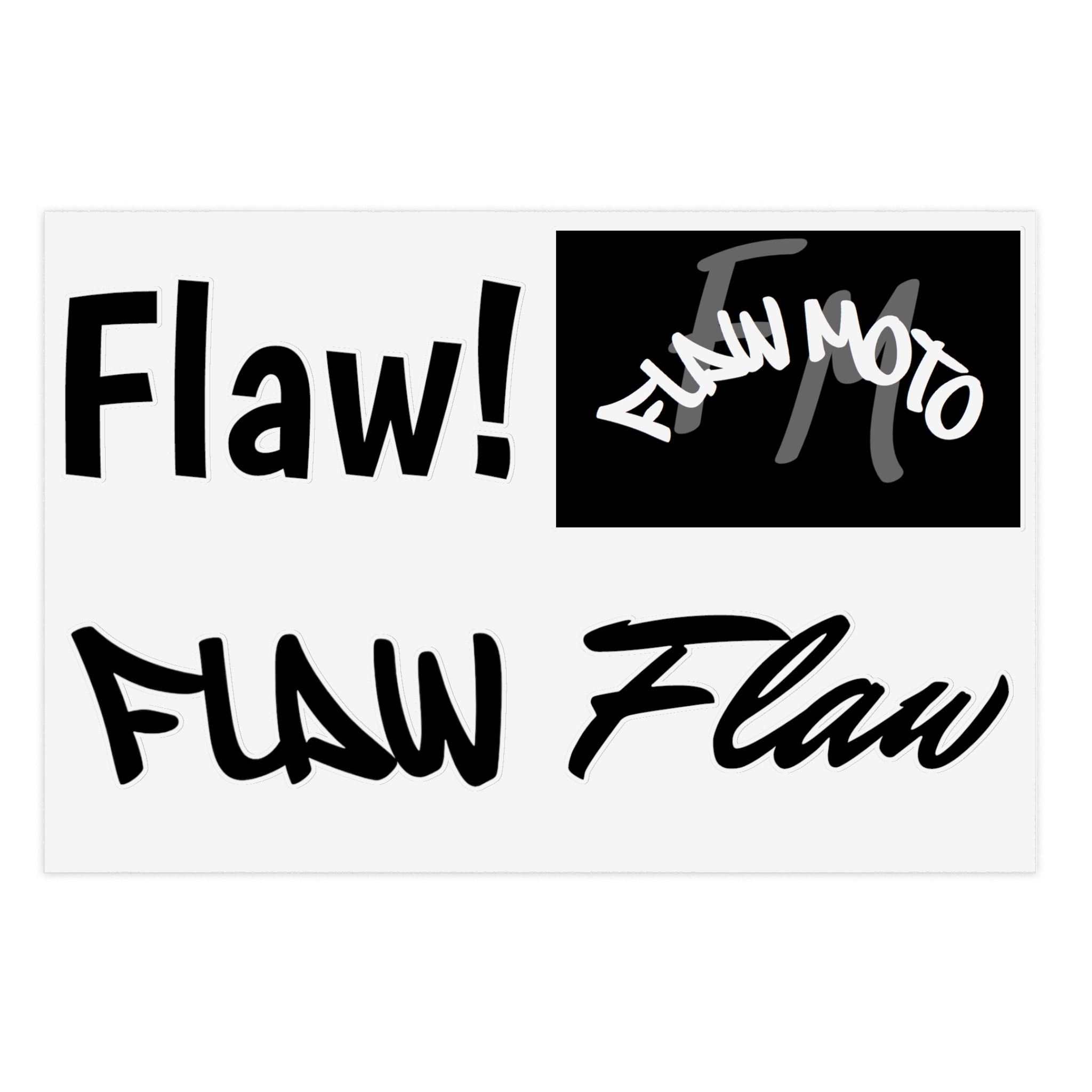 Flaw Moto Sticker Kit (4 stickers)